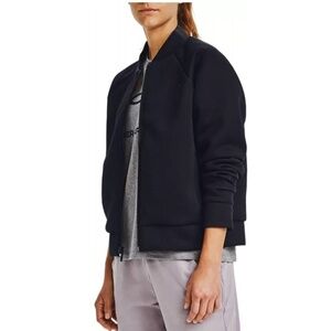 [UA] Dark Reversible Bomber Jacket